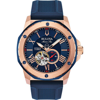 Ceasuri & Bijuterii Bărbați Ceasuri Analogice Bulova 98A227, Automatic, 45mm, 20ATM Auriu