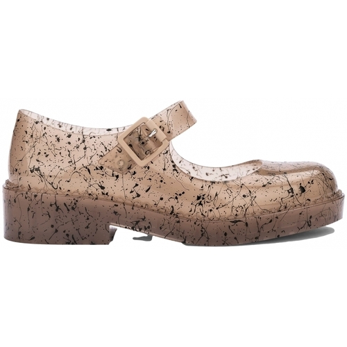 Pantofi Femei Balerin și Balerini cu curea Melissa Shoes Lola - Brown/Brown Maro
