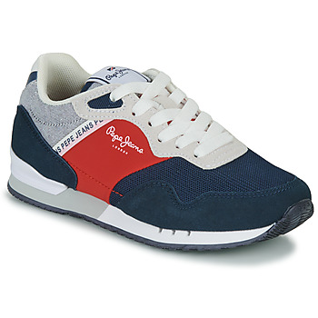 Pantofi Băieți Pantofi sport Casual Pepe jeans LONDON B BRIGHTON Albastru / Roșu