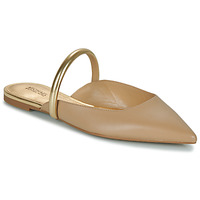 Pantofi Femei Papuci de vară MICHAEL Michael Kors JESSA FLAT MULE Camel / Auriu