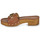 Pantofi Femei Papuci de vară MICHAEL Michael Kors PARKER SLIDE Coniac