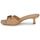 Pantofi Femei Papuci de vară MICHAEL Michael Kors AMAL KITTEN SANDAL Bej
