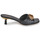 Pantofi Femei Papuci de vară MICHAEL Michael Kors AMAL KITTEN SANDAL Negru