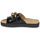 Pantofi Femei Papuci de vară Gabor 2374397 Negru / Auriu