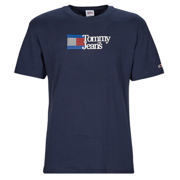 Îmbracaminte Bărbați Tricouri mânecă scurtă Tommy Jeans TJM CLSC RWB CHEST LOGO TEE Albastru