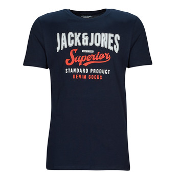 Îmbracaminte Bărbați Tricouri mânecă scurtă Jack & Jones JJELOGO TEE SS O-NECK Albastru