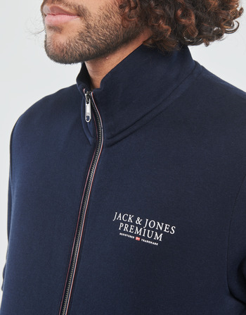 Jack & Jones JPRBLUARCHIE SWEAT ZIP  HIGH NECK Albastru