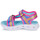 Pantofi Fete Sandale sport Skechers HEART LIGHTS SANDALS Roz / Albastru