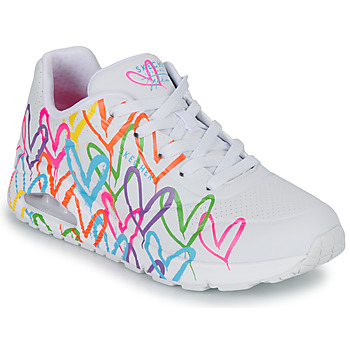 Pantofi Femei Pantofi sport Casual Skechers UNO Alb / Multicolor