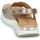 Pantofi Femei Sandale Caprice 28702 Auriu / Alb