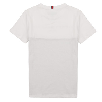 Tommy Hilfiger ESSENTIAL COLORBLOCK TEE S/S Alb / Gri