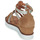 Pantofi Femei Sandale Regard ROME V2 CROSTA TAN Maro / Argintiu