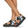Pantofi Femei Sandale United nude RICO SANDAL Negru / Argintiu