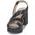 Pantofi Femei Sandale Wonders L-1011 PERGAMENA Negru