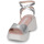 Pantofi Femei Sandale Wonders D-9704-GLOW Argintiu