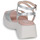 Pantofi Femei Sandale Wonders D-9704-GLOW Argintiu