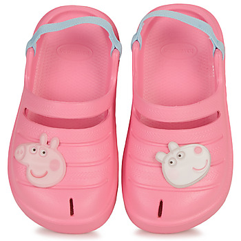 Pantofi Fete  Flip-Flops Havaianas BABY CLOG PEPPA PIG Roz