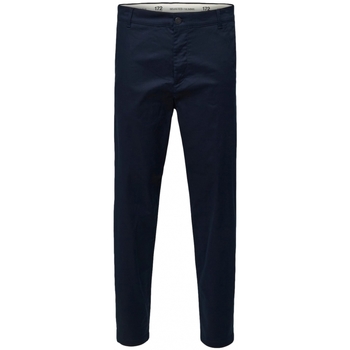 Îmbracaminte Bărbați Pantaloni  Selected Slim Tape Repton 172 Flex Pants - Dark Sapphire albastru