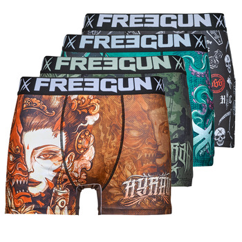 Lenjerie intimă Bărbați Boxeri Freegun BOXERS HYRAW X4 Multicolor