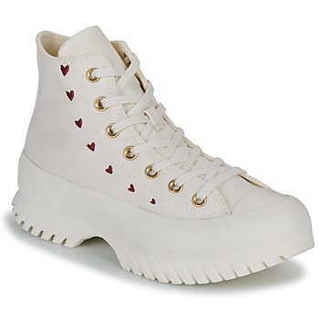 Pantofi Femei Pantofi sport stil gheata Converse CHUCK TAYLOR ALL STAR LUGGED 2.0 HI Alb / Roșu