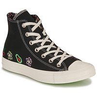 Pantofi Femei Pantofi sport stil gheata Converse CHUCK TAYLOR ALL STAR-FESTIVAL- JUICY GREEN GRAPHIC Negru / Multicolor