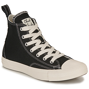 Pantofi Femei Pantofi sport stil gheata Converse CHUCK TAYLOR ALL STAR-BLACK/BLACK/EGRET Negru