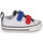 Pantofi Băieți Pantofi sport Casual Converse INFANT CONVERSE CHUCK TAYLOR ALL STAR 2V EASY-ON SUMMER TWILL LO Alb / Albastru / Roșu