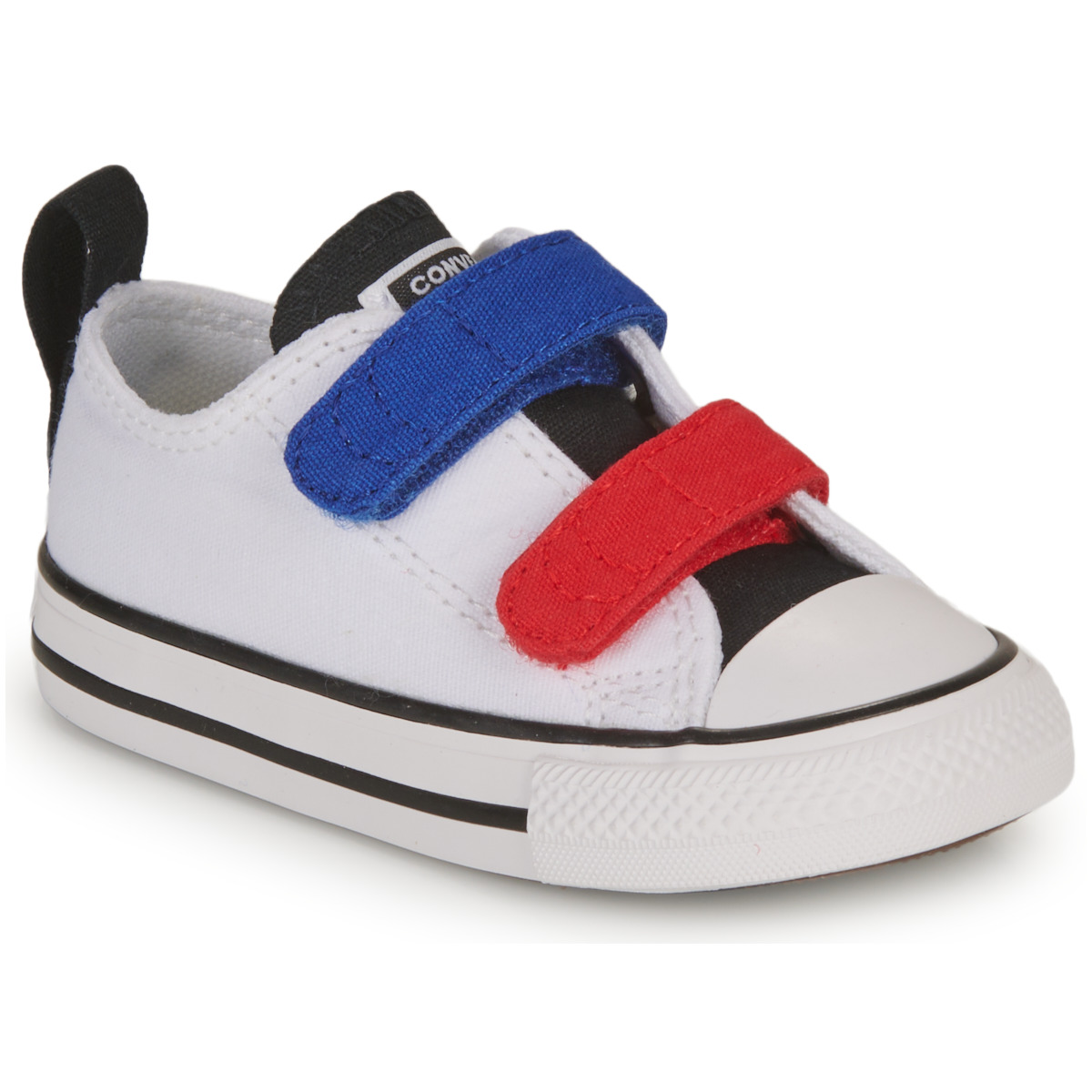 Pantofi Băieți Pantofi sport Casual Converse INFANT CONVERSE CHUCK TAYLOR ALL STAR 2V EASY-ON SUMMER TWILL LO Alb / Albastru / Roșu
