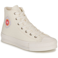 Pantofi Fete Pantofi sport stil gheata Converse CHUCK TAYLOR ALL STAR EVA LIFT - EGRET/VINTAGE WHITE Alb