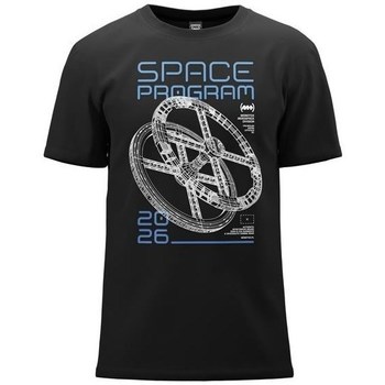 Îmbracaminte Bărbați Tricouri mânecă scurtă Monotox Space Program Negru