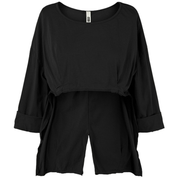 Îmbracaminte Femei Topuri și Bluze Wendy Trendy Top 110809 - Black Negru