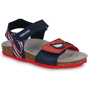Pantofi Băieți Sandale
 Geox B SANDAL CHALKI BOY Albastru / Roșu