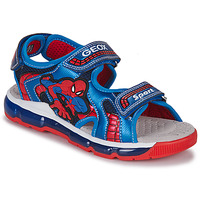 Pantofi Băieți Sandale
 Geox J SANDAL ANDROID BOY Albastru / Roșu