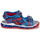 Pantofi Băieți Sandale Geox J SANDAL ANDROID BOY Albastru / Roșu
