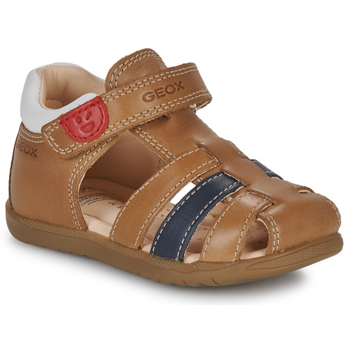 Pantofi Copii Sandale Geox B SANDAL MACCHIA BOY Maro / Albastru