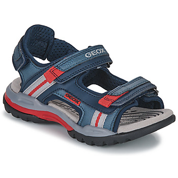Pantofi Băieți Sandale sport Geox J BOREALIS BOY Albastru / Roșu