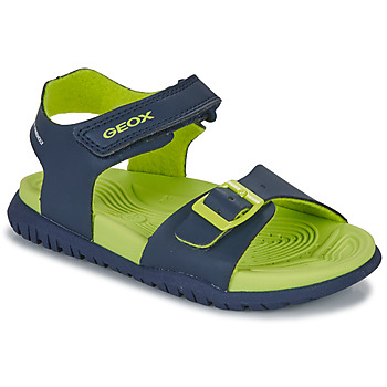 Pantofi Băieți Sandale sport Geox J SANDAL FOMMIEX BOY Albastru / Verde