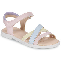 Pantofi Fete Sandale Geox J SANDAL KARLY GIRL Roz / Albastru