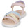 Pantofi Fete Sandale Geox J SANDAL KARLY GIRL Roz / Albastru
