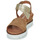 Pantofi Femei Sandale Regard RACHEL V5 CROSTA TAN Maro / Auriu