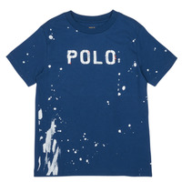 Îmbracaminte Băieți Tricouri mânecă scurtă Polo Ralph Lauren GRAPHIC TEE2-KNIT SHIRTS-T-SHIRT Albastru