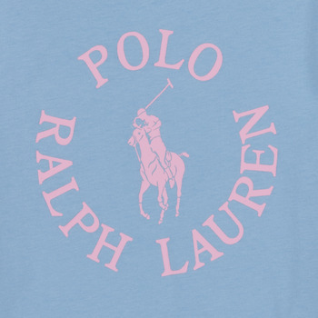 Polo Ralph Lauren SS GRAPHIC T-KNIT SHIRTS-T-SHIRT Albastru / Albastru-cerului / Roz