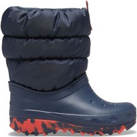 Pantofi Copii Cizme de cauciuc Crocs Crocs™ Classic Neo Puff Boot Kid's 207684 Navy