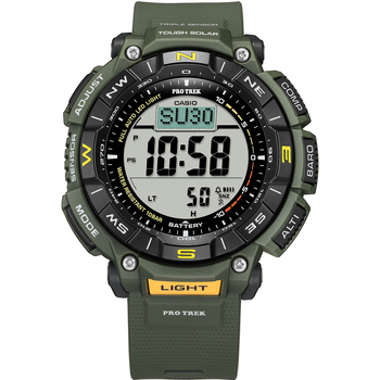 Ceasuri & Bijuterii Bărbați Ceasuri Digitale Casio PRG-340-3ER, Quartz, 53mm, 10ATM verde