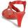 Pantofi Femei Sandale Betty London POULOI Roșu