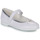 Pantofi Fete Balerin și Balerini cu curea Chicco CIRY Alb / Argintiu