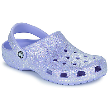 Pantofi Femei Saboti Crocs Classic Glitter Clog Violet
