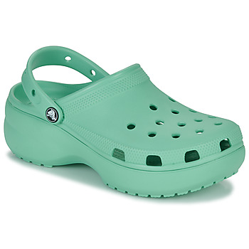 Pantofi Femei Saboti Crocs Classic Platform Clog W Verde