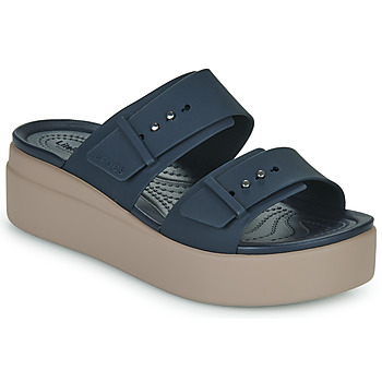 Pantofi Femei Sandale
 Crocs Brooklyn Buckle LowWdg Albastru
