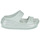 Pantofi Femei Papuci de vară Crocs CLASSIC CRUSH GLITTER SANDAL Alb